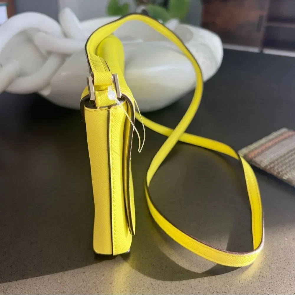 KATE SPADE New York Newbury Lane Sally Yellow Crossbody Bag